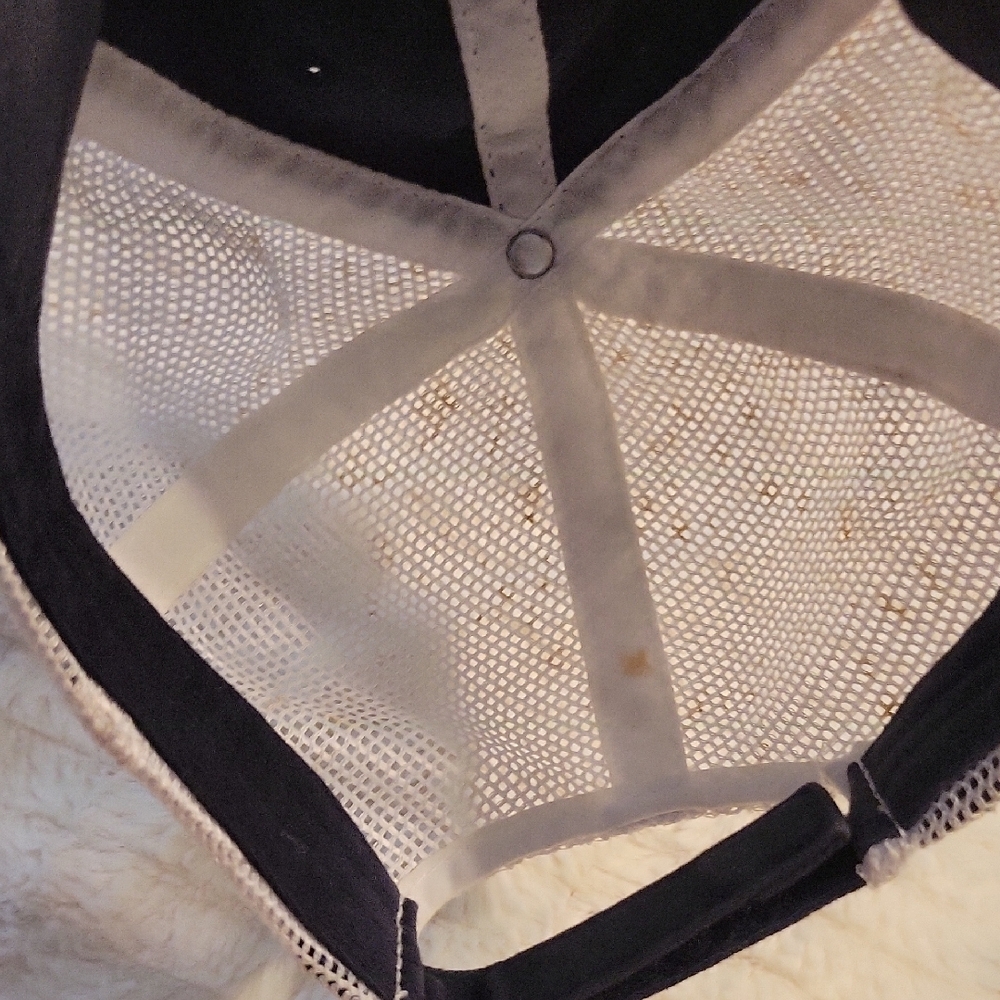 Costa Mud Splattered Blue and White Mesh Hat - Picture 6 of 9